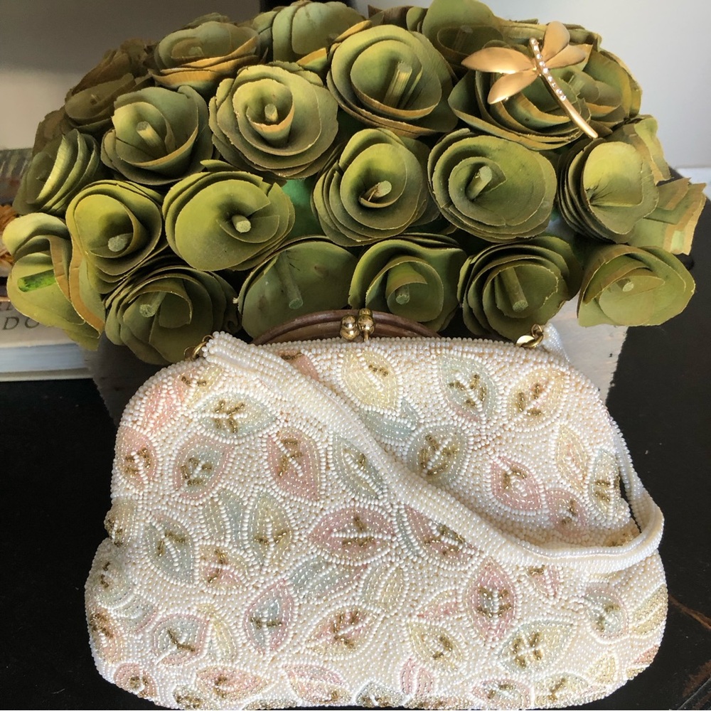 Vintage All Beaded Evening Bag/Clutch - Picture 13 of 13